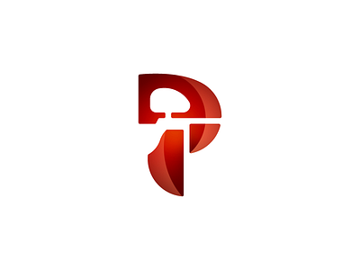 Paintball brand game icon identity logo logodesign magfed p paintball red simple symbol