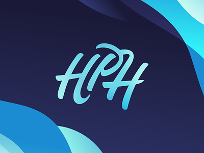 HPH brand calligraphy graphic design handlettering logo logo design logotype typography