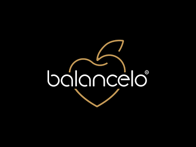 Balanced Love apple balance brand branding corporate identity graphic design heart icon line logo logo design logotype love luxury mark simple symbol typography visual