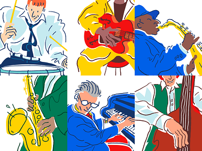 Jazz band 6 - grid view