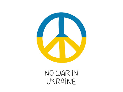 No war in UKRAINE country hippie illustration lettering love peace planet slogan summer ukraine vector war