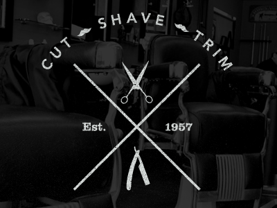Vintage Style Barber Logo
