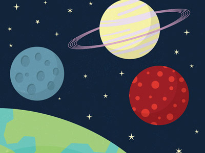 Space illustration illustration planets space vector