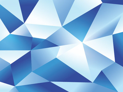Icy Blue Geometric Design