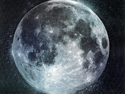 Lunar artwork art design lunar moon space tutorial