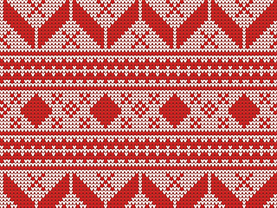 Christmas Jumper! christmas fair isle jumper pattern vector