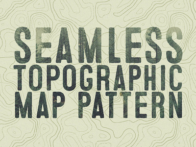 Seamless Topographic Map Pattern adventure illustrator map outdoors pattern topographic tutorial