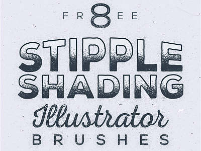 Free Stipple Shading Illustrator Brushes free illustration illustrator resources shading stipple