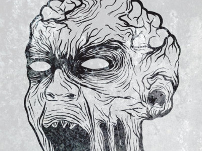Zombie Illustration illustration mmm brains zombie