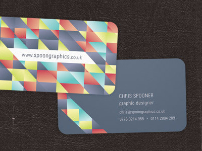 Die Cut Business Card business card design pattern