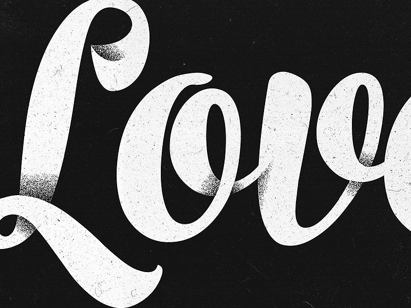 Shaded Type Effect lettering shaded type type shaded