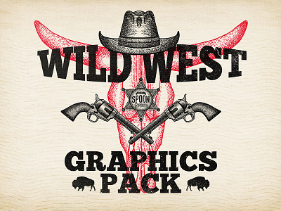 Free Wild West Graphics Pack cowboy graphics illustration western wild west