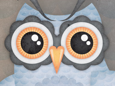 Vector Owl Illustration illustration orly shapes texture vector