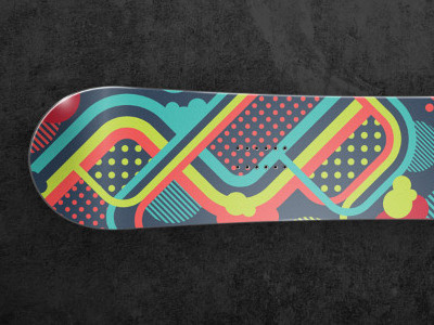Vector Snowboard Design illustration patterns snowboard vector