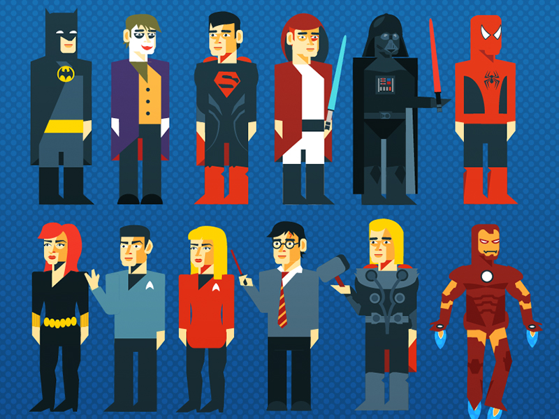 Comic-Con Costumes by Amy Colgan for Lemonly on Dribbble