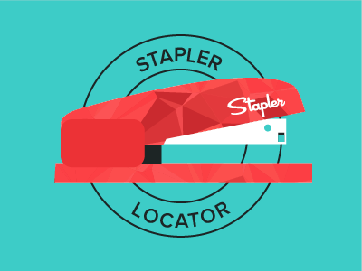 Have you seen my stapler? badge icon stapler