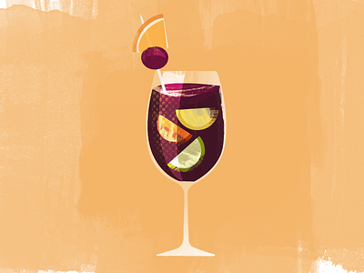 Sangria drink fruit texture wine