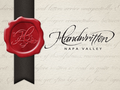 Handwritten Logo branding logo wine