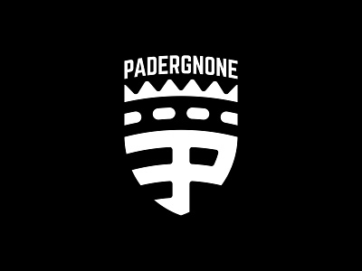 Padergnone Football Club - Negative brand brand design branding club design football icon identity illustration logo logo design mark negative scudetto soccer sport vector