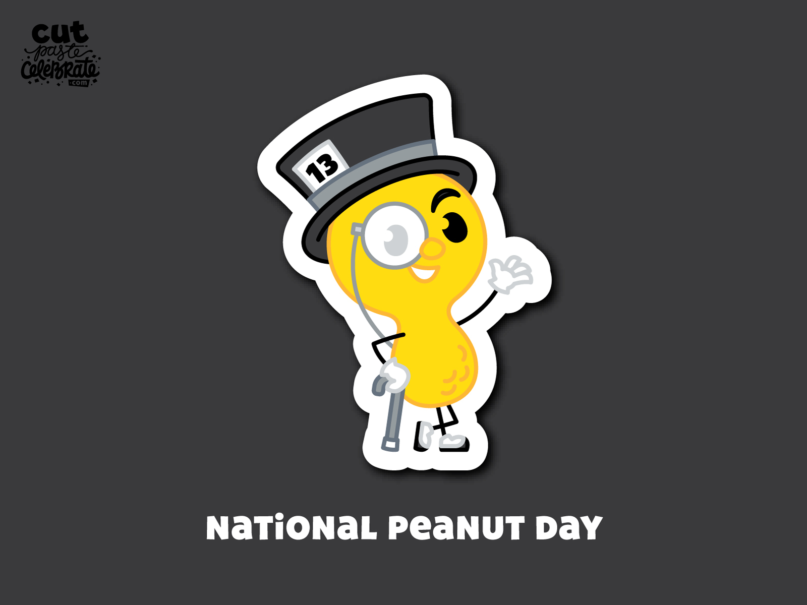 September 13 National Peanut Day by Curt R. Jensen on Dribbble