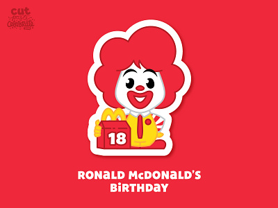 September 18 - Ronald McDonald's Birthday birthday clown fan art fast food happy meal mcdonalds ronald mcdonald