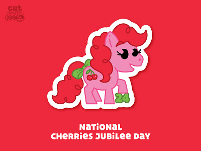 September 24 - National Cherries Jubilee Day cherries cherries jubilee cherries jubilee cherry horse my little pony pony