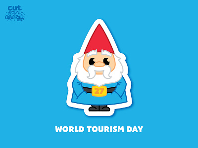 September 27 - World Tourism Day garden gnome gnome graphic design roaming roaming gnome roaming gnome tourism travelocity world tourism