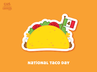 October 4 - National Taco Day celebrate every day celebrate every day cut paste celebrate cut paste celebrate fast food october calendar october celebrations october celebrations taco