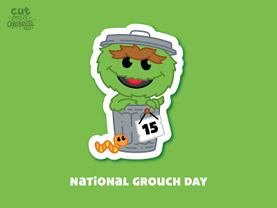 October 15 - National Grouch Day celebrate every day fan art fanart grouch how to celebrate national grouch day oscar the grouch sesame street