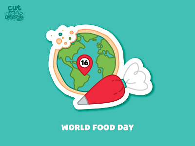 October 16 - World Food Day celebrate every day cookie cookie decorating frosting how to celebrate piping bag sugar cookie world food day