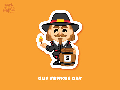 November 5 - Guy Fawkes Day by Curt R. Jensen on Dribbble
