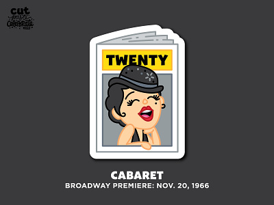 November 20 - Cabaret Broadway Premiere broadway cabaret liza minnelli liza with a z liza with a z musical playbill sing singing
