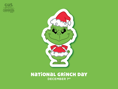 National Grinch Day countdown to christmas dr seuss fan art fanart grinch grinchmas illustration national grinch day national grinch day santa santa claus