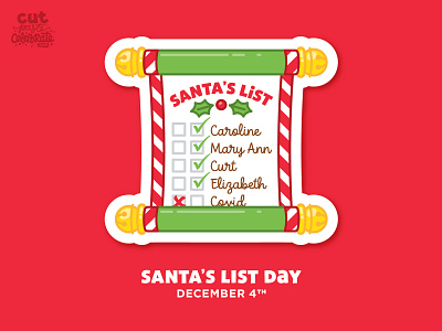 Santa's List Day - Dec. 4 celebrate every day christmas december celebrations december celebrations holly list naughty nice santa santa claus