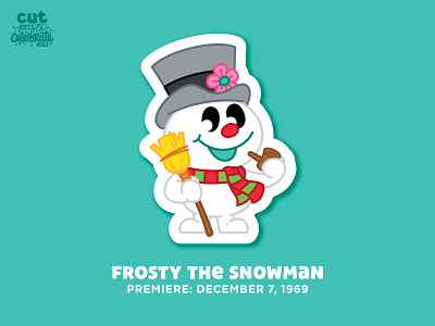 Frosty the Snowman Premiere: Dec. 7, 1969 christmas frosty the snowman holiday illustration snowman tradition tv special winter