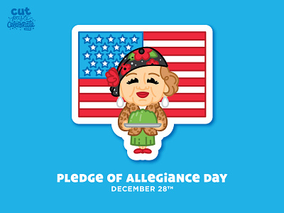 Pledge of Allegiance Day - December 28 aunt bethany aunt bethany christmas christmas vacation jello national lampoons patriotic pledge of allegiance