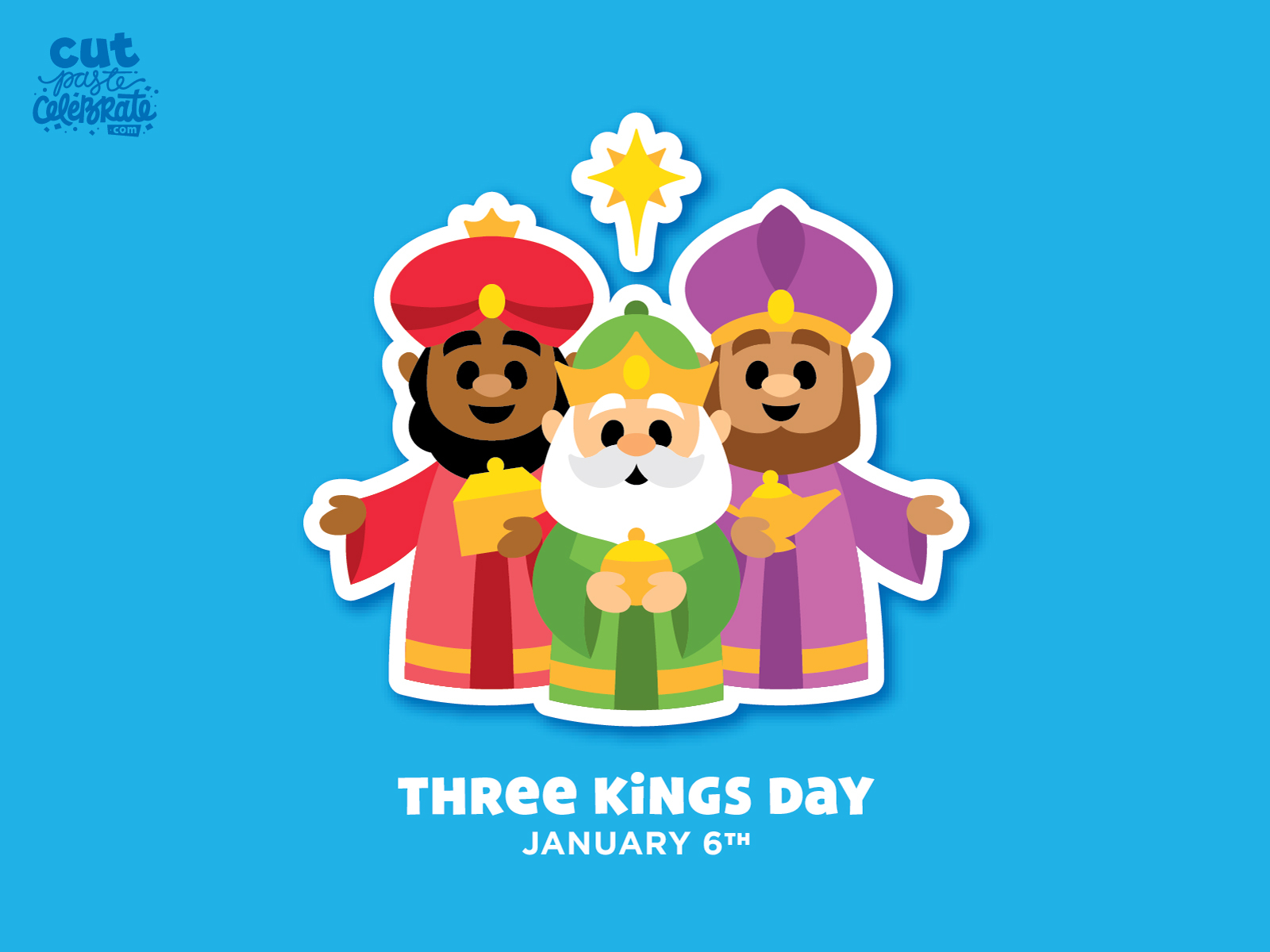 Three Kings Day January 6 by Curt R. Jensen on Dribbble