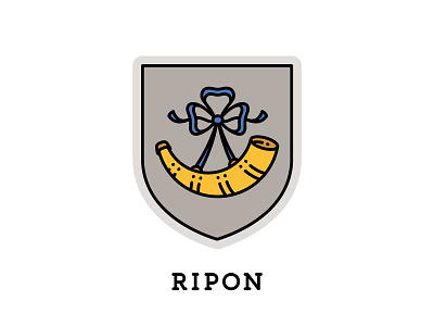 Ripon, England coat of arms crest england heraldry horn ripon shield uk united kingdom