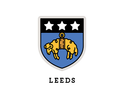 Leeds, England coat of arms crest england golden fleece heraldry lamb leeds sheep shield uk united kingdom