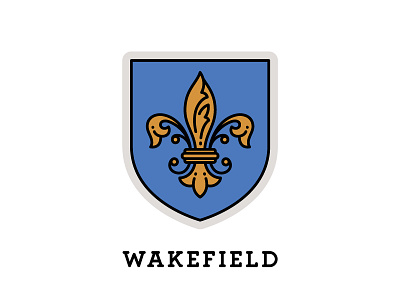Wakefield, England coat of arms crest england fleur de lis heraldry shield uk united kingdom wakefield