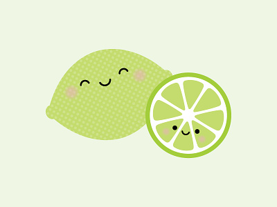LIME yours! citrus doodlebug doodlebug design kawaii lime pun punny puns so punny