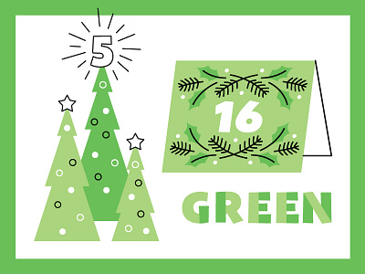 Green christmas christmas card christmas tree color chart green holiday holiday tradition holly number chart pine
