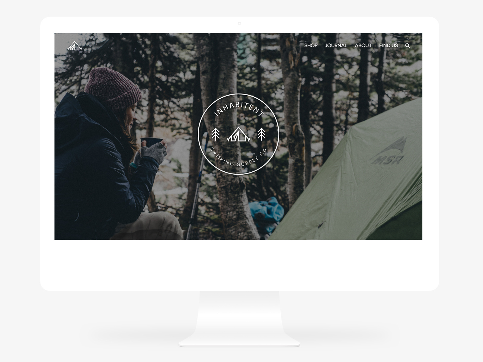 Inhabitent Camping Supply Co. by Aleezay H on Dribbble