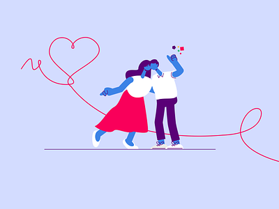 Besedo Perfect Match animation character design explainer video illustration love perfect match