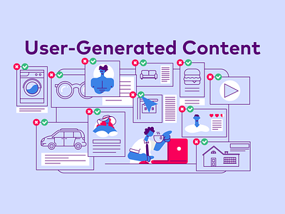 Besedo User-Generated Content animation characterdesign explainer video illustration infographic office ugc user generated content