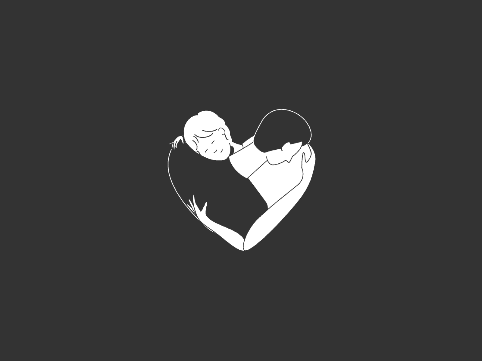 Embrace your feelings animation character design feelings hbtq hug illustration lgbtq love
