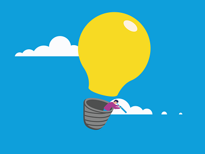 The Search clouds design illustration infographic knowledge lightbulb naive search sky