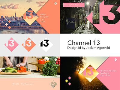 Channel 13 Design id 13 brandning channel 13 channel id design graphic design
