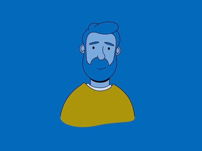 Self Portrait 2018 Joakim Agervald animation illustration portrait profile profile image self porttrait