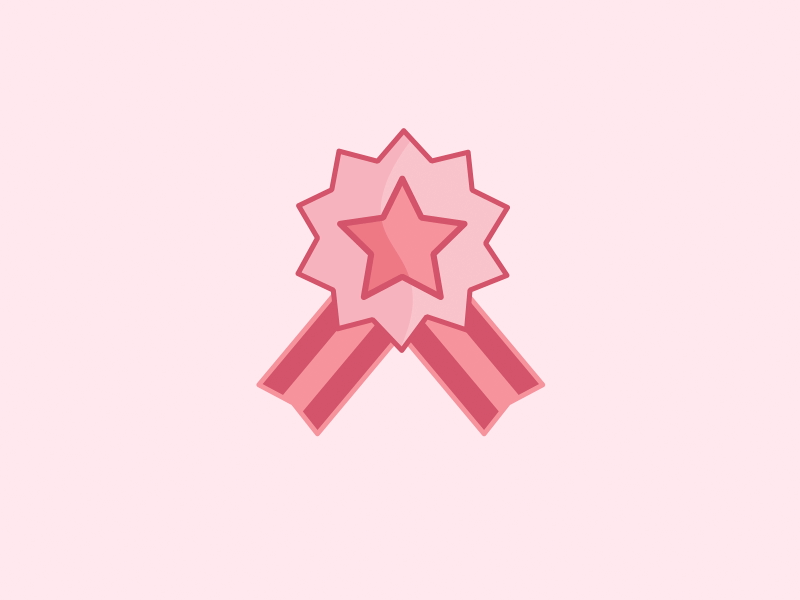 Medallion Animated Icon fashion animated icon animation design icon medallion star award
